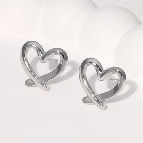 FOREVER HEART STUDS