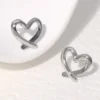 FOREVER HEART STUDS