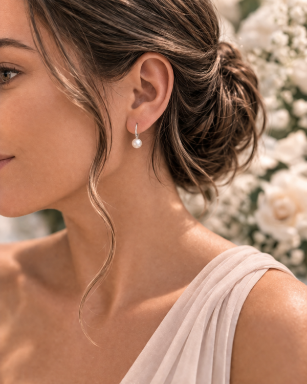 FRESH WATER PEARL EARRINGS GOLD PACKAGE