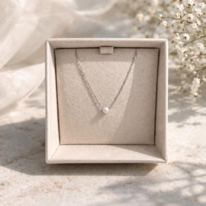 BEATRICE NECKLACE SILVER PACKAGE