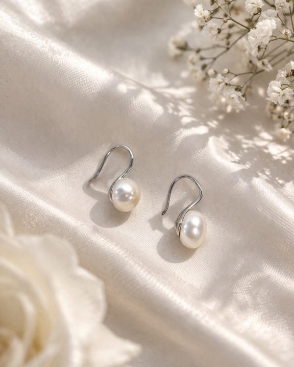 FRESH WATER PEARL EARRINGS PLATINUM PACKAGE