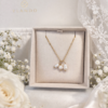FRESH WATER PEARL NECKLACE SILVER PACKAGE