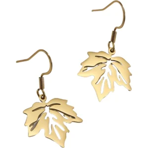 Gold Leaf Earrings